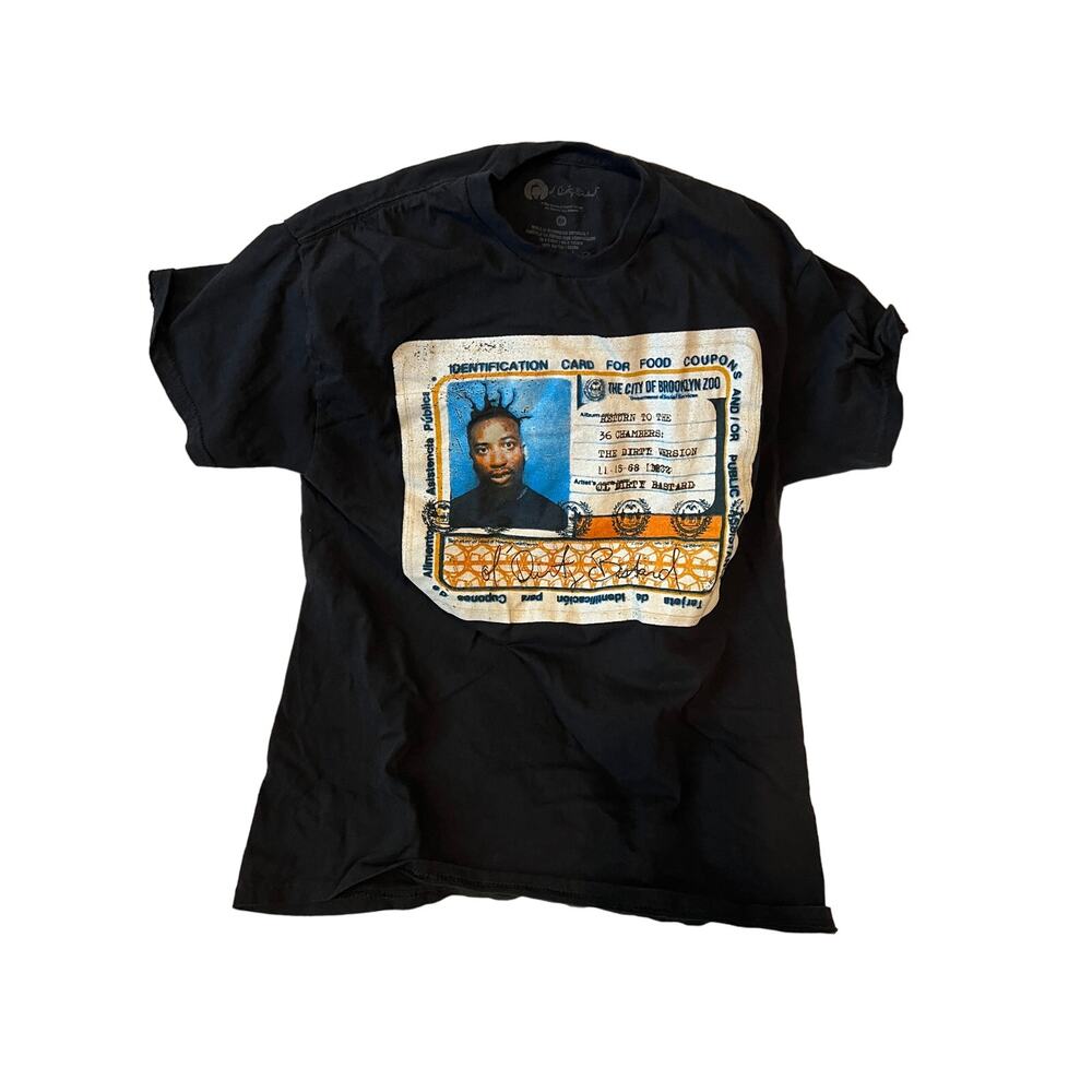 Ol Dirty Bastard Food Card Rap Hip Hop Shirt T-Shirt Mens M